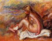 Bather Seated by the Sea
